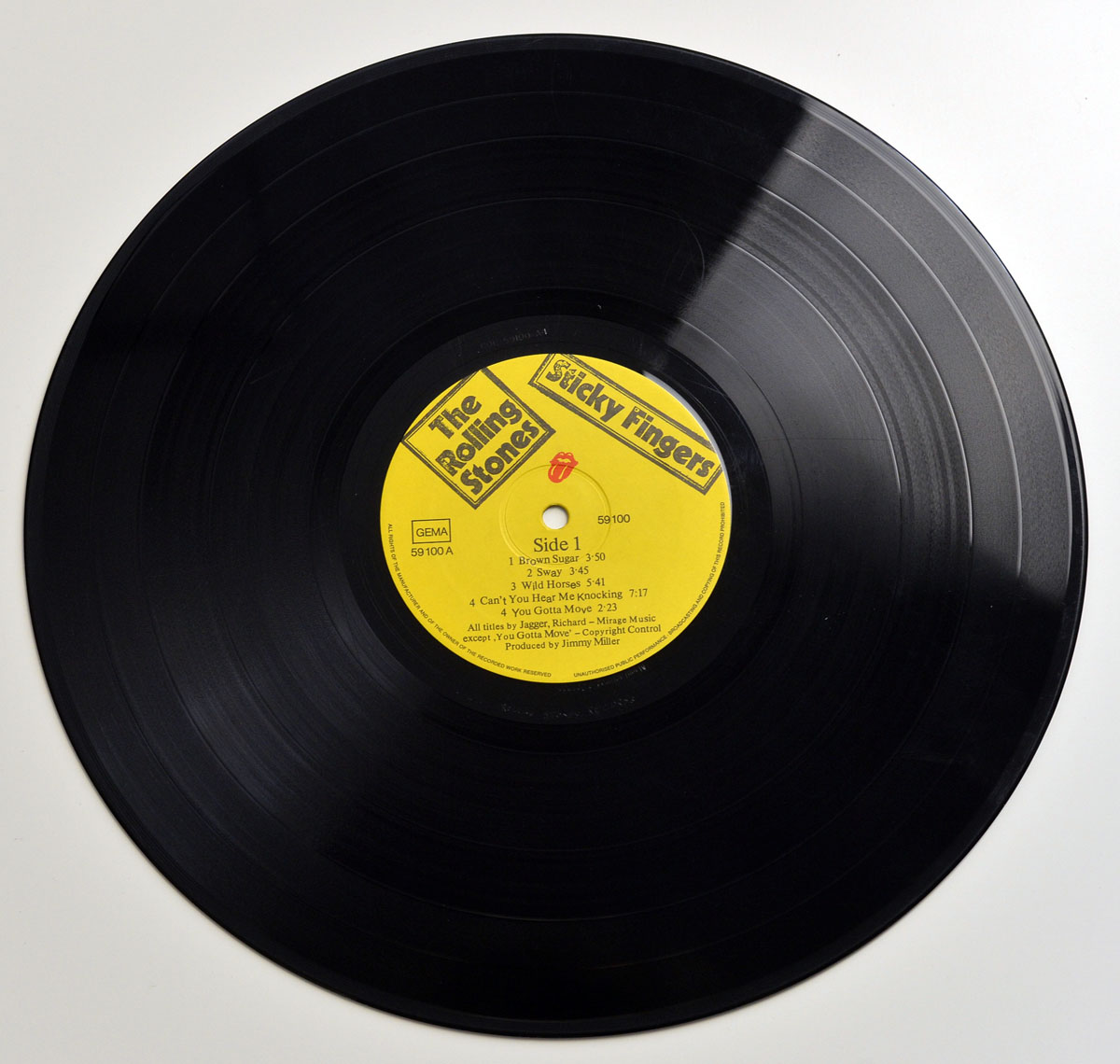 High Resolution Photo ROLLING STONES - Sticky Fingers ( Germany ) 
